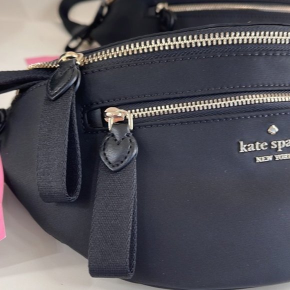 Kate Spade Chelsea Nylon Belt Bag Fanny Pack Black - Picture 4 of 16
